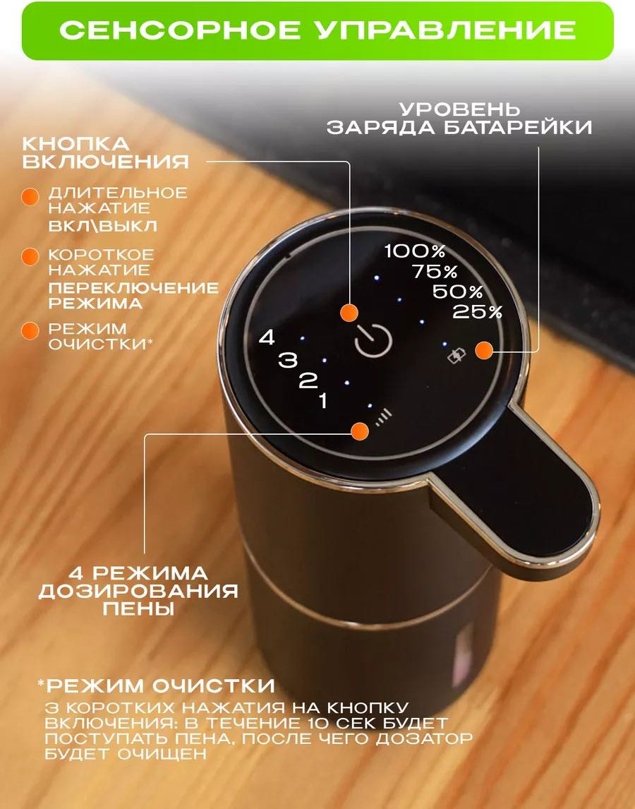 Диспенсер для жидкого мыла NABA P11 черный