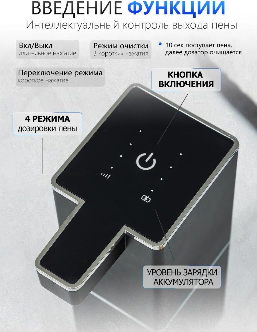 Диспенсер для жидкого мыла NABA P7 черный