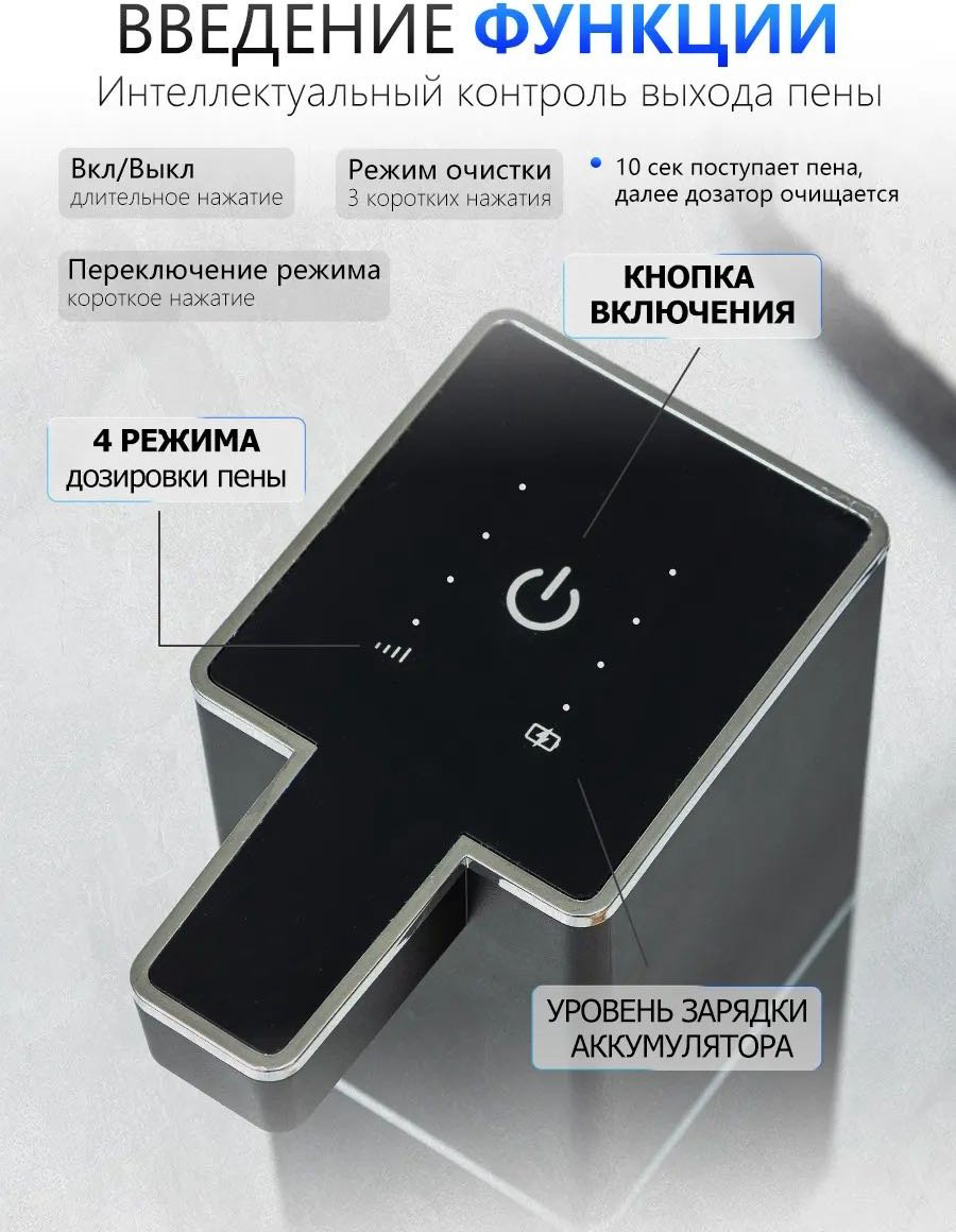 Диспенсер для жидкого мыла NABA P7 черный купить,NaN
