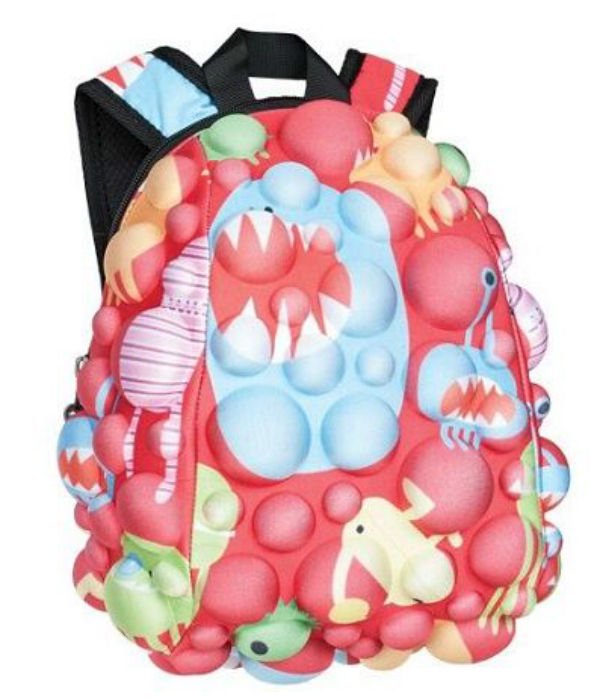 Рюкзак MadPax Bubble Pint Monsters Under the Red 28х21х15 см красный купить,NaN