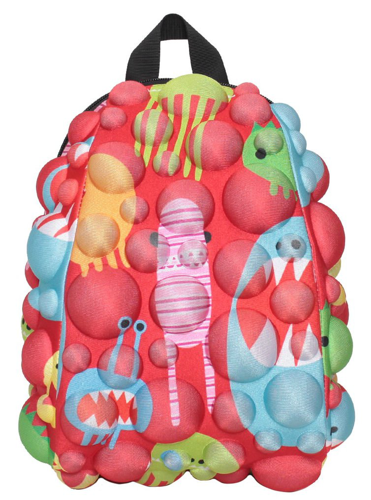 Рюкзак MadPax Bubble Pint Monsters Under the Red 28х21х15 см красный купить,NaN
