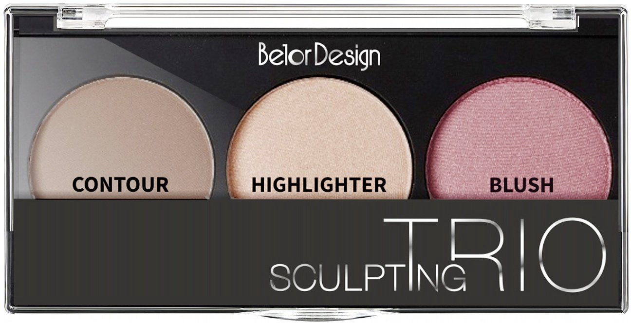 Belor design Sculpting triо набор для контуринга 01 купить,NaN