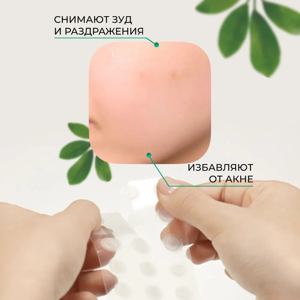 Патчи Skin1004 точечные Tea-Trica Spot Cover противовоспалительные 22 шт купить,2500