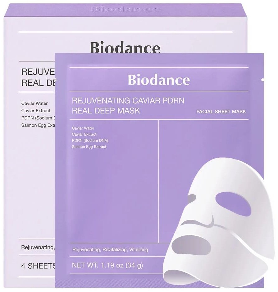 Маска для лица Biodance гидрогелевая Rejuvenating Caviar Pdrn Real Deep 1 шт купить,NaN