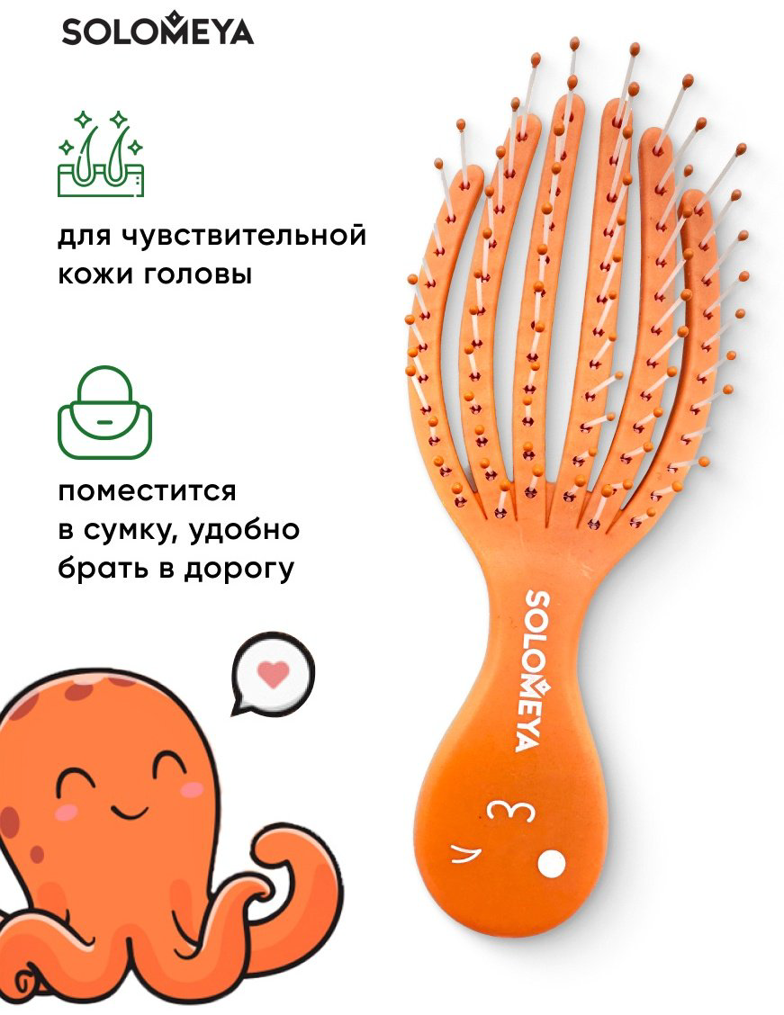 Solomeya массажная расческа 4*18*6 купить,NaN