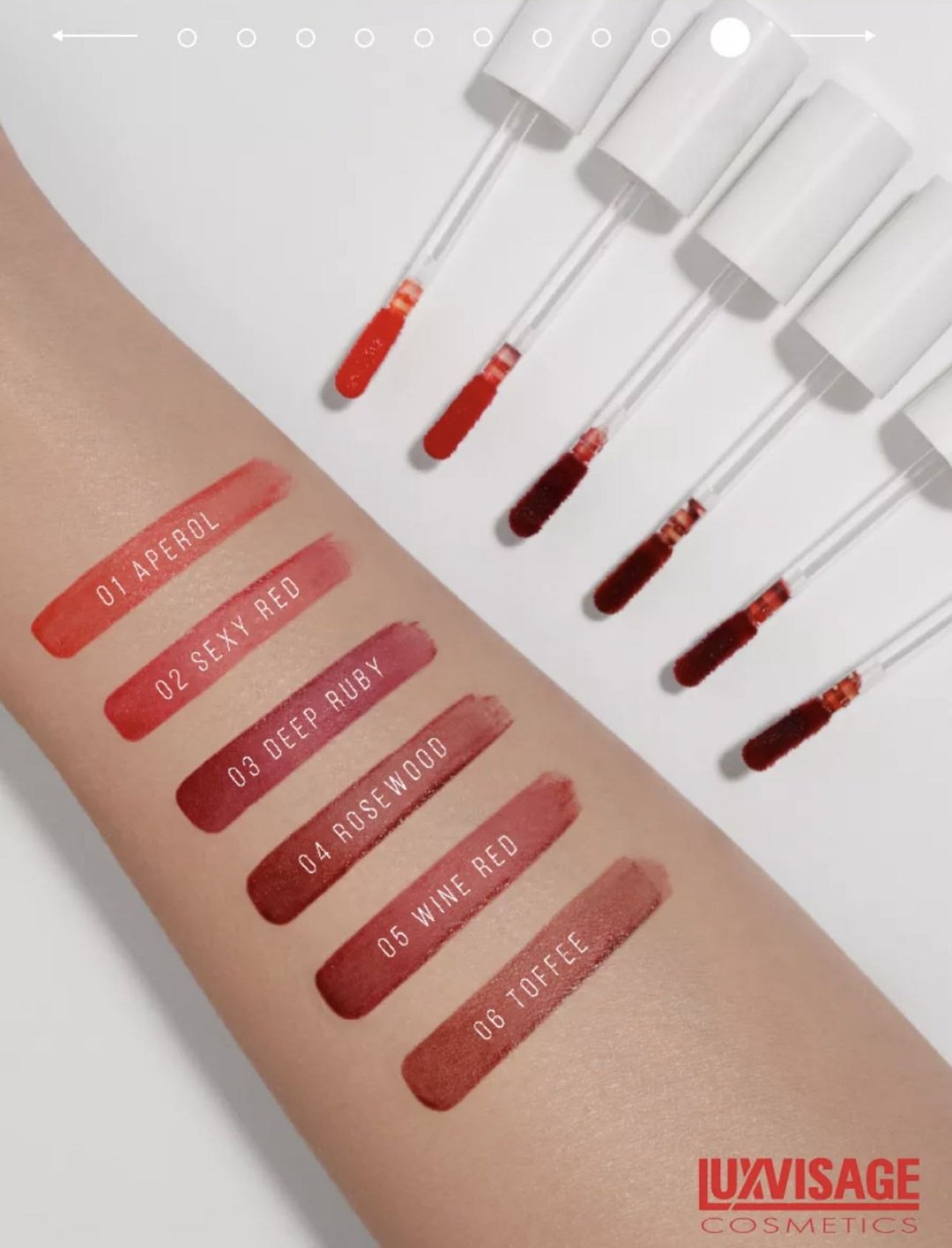LUXVISAGE Lip tint тинт для губ 01 купить,2900