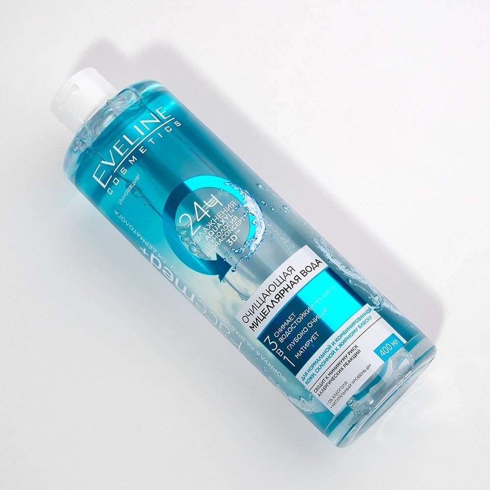 Eveline Cosmetics Facemed+ очищающая мицеллярная вода 400 мл купить,NaN