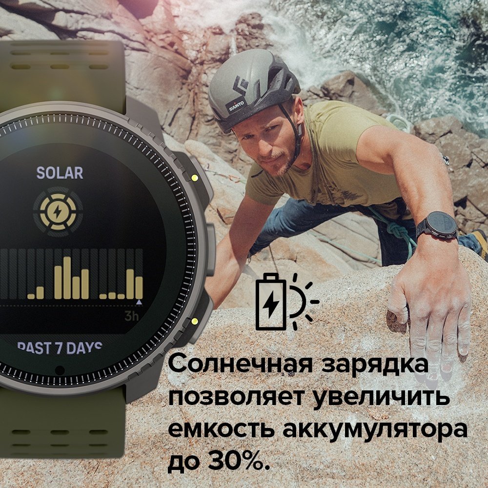 Смарт-часы Suunto Vertical 36 мм черный-желтый купить,324898
