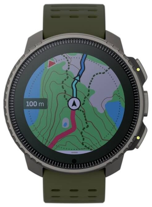 Смарт-часы Suunto VERTICAL Titanium Solar 49 мм серый-зеленый купить,454898