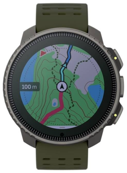 Смарт-часы Suunto VERTICAL Titanium Solar 49 мм серый-зеленый купить,454898