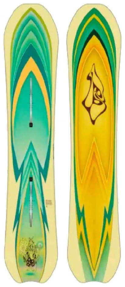 Сноуборд BURTON Deep Thinker 2023 154 см желтый