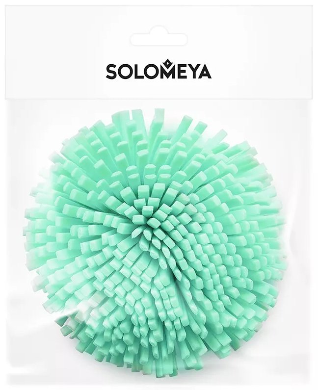 Спонж для душа Solomeya голубой 1 шт купить,NaN