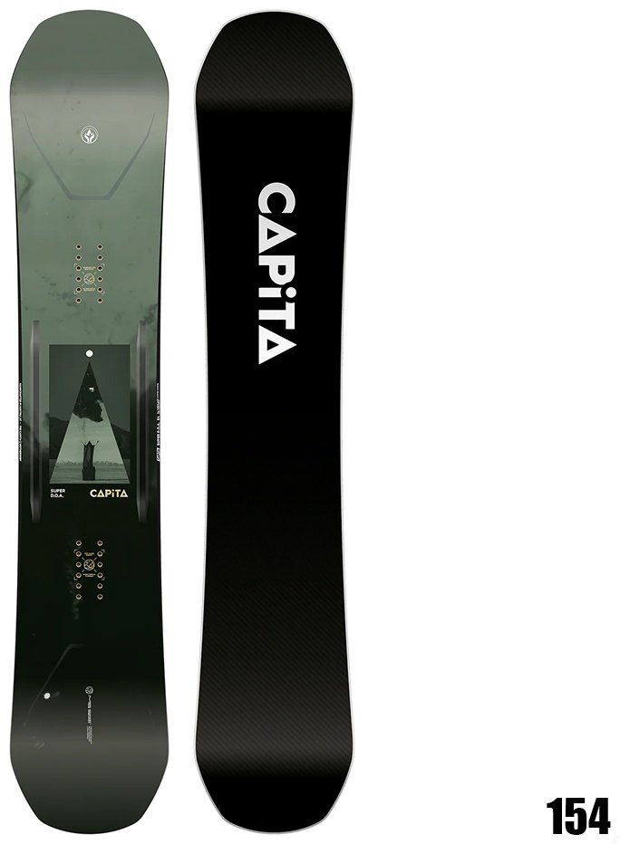 Сноуборд CAPITA 1241101 2025 154 зеленый