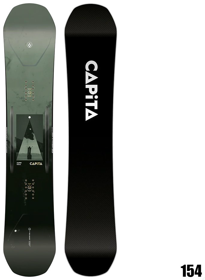 Сноуборд CAPITA 1241101 2025 154 зеленый