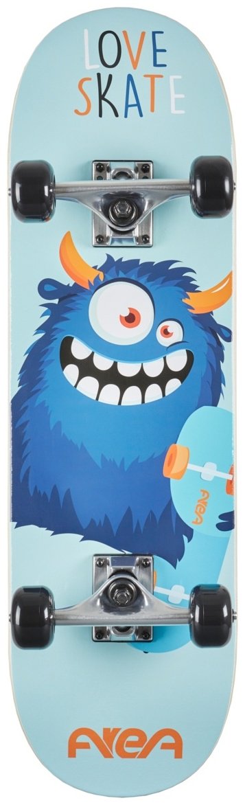 Скейтборд Fun4u Area Skater Monster голубой 28