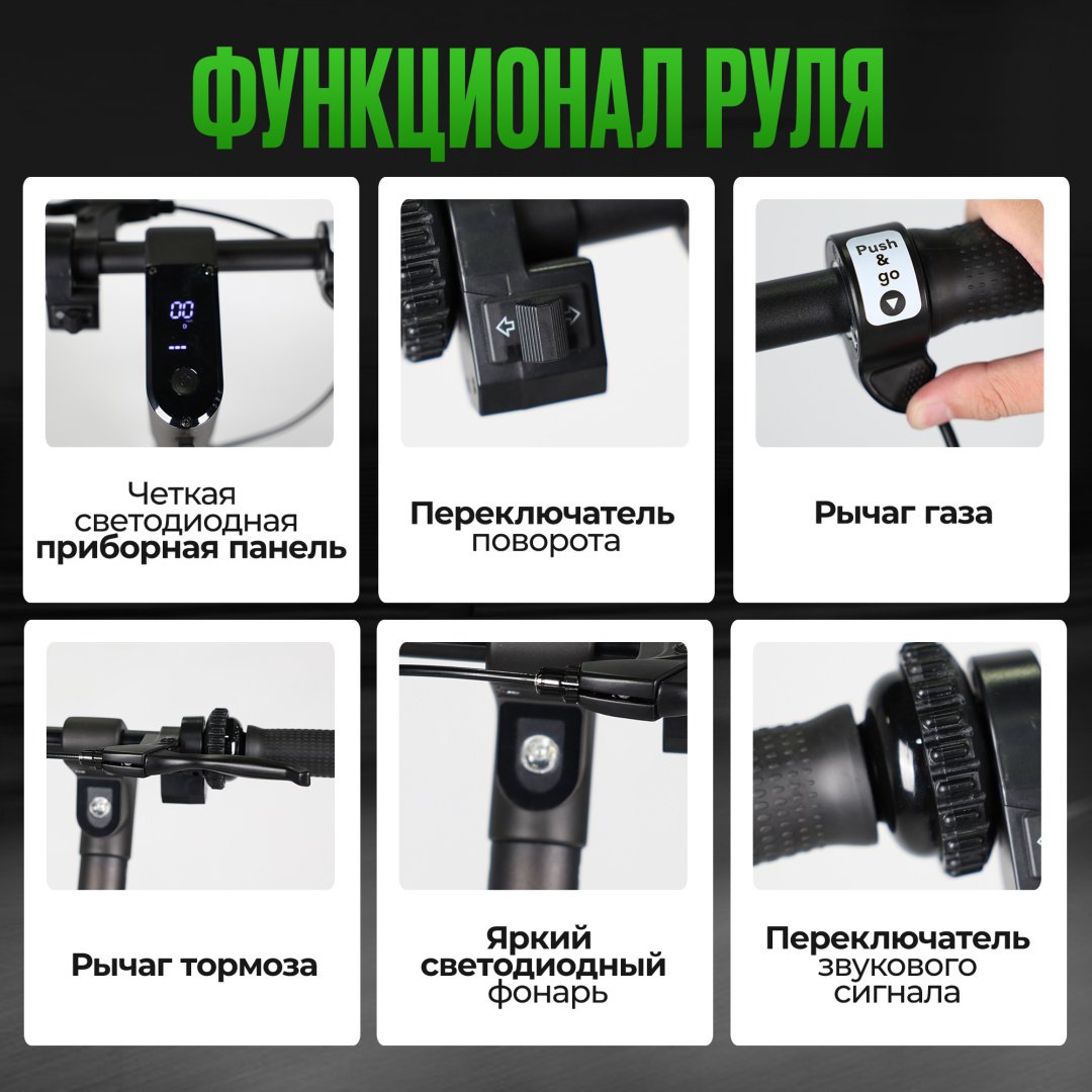 Электросамокат Modernico GS 1 черный