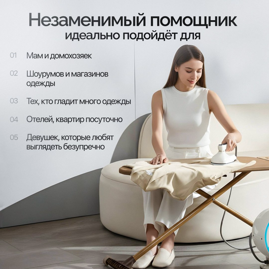 Отпариватель Modernico L-09 молочный купить,NaN