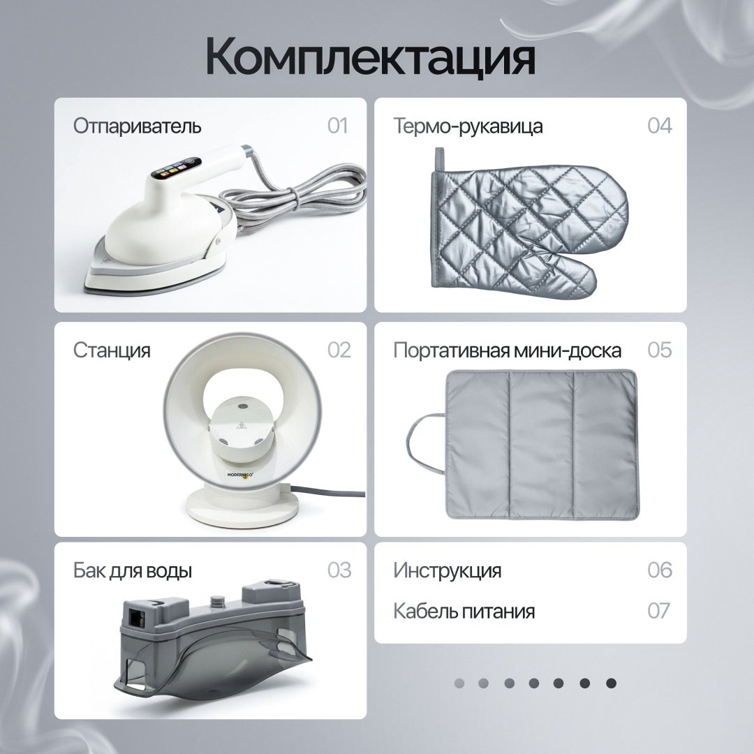 Отпариватель Modernico L-09 молочный купить,NaN
