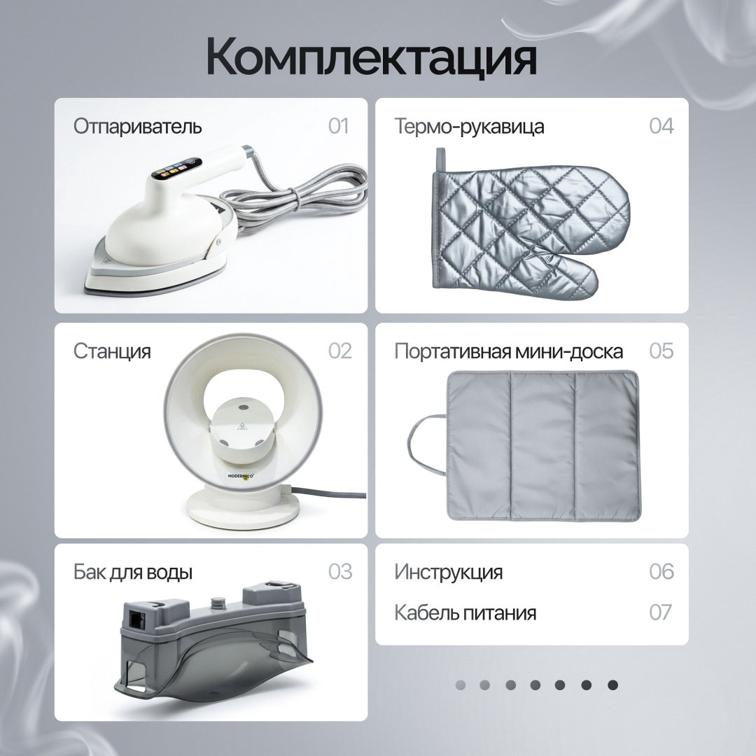 Отпариватель Modernico L-09 молочный купить,NaN