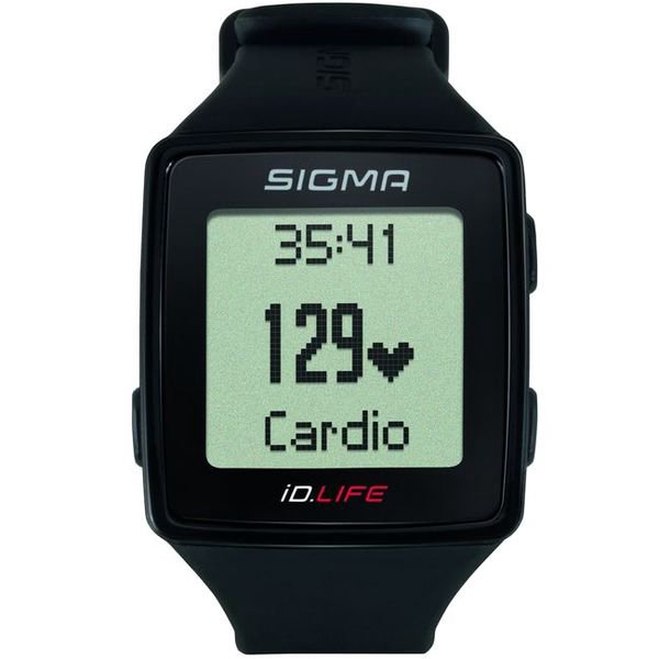 Фитнес-браслет с пульсометром Sigma ID Life черный