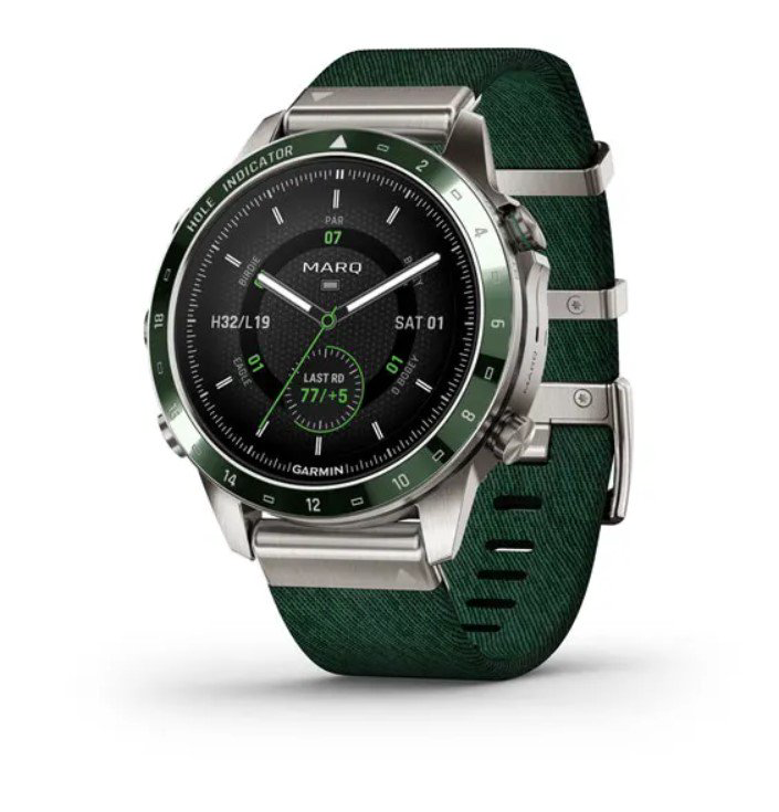 Смарт-часы Garmin MARQ Golfer 010-02648-21 темно-зеленые купить,NaN