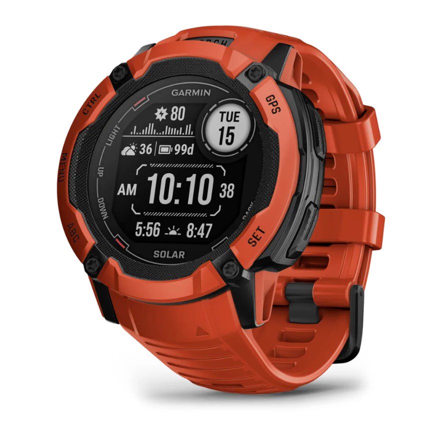  Спортивные часы Instinct 2X Solar 010-02805-01 Flame Red