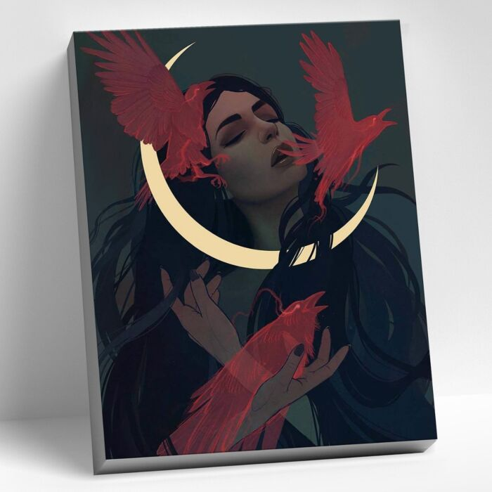 Картина по номерам Molly Dragon age 40х50см 12 цветов купить,NaN