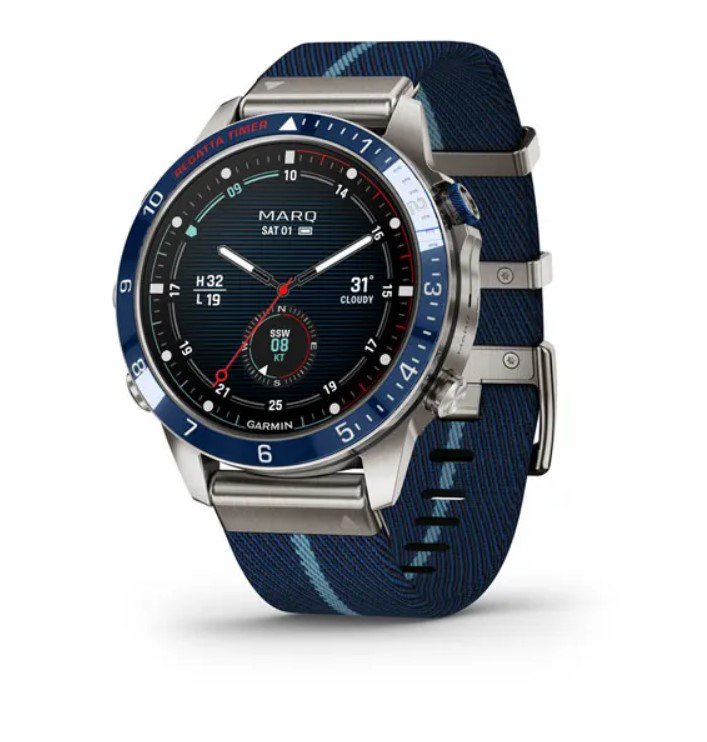 Смарт-часы Garmin MARQ Captain 010-02648-11 синие