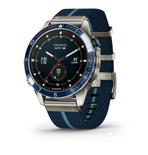 Смарт-часы Garmin MARQ Captain 010-02648-11 синие