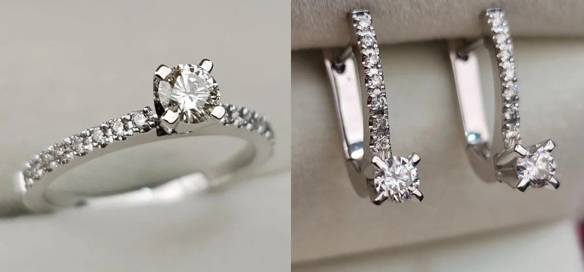 Комплект Deimantas 108608970 15,5р 0,36ct 0,46ct. купить,NaN
