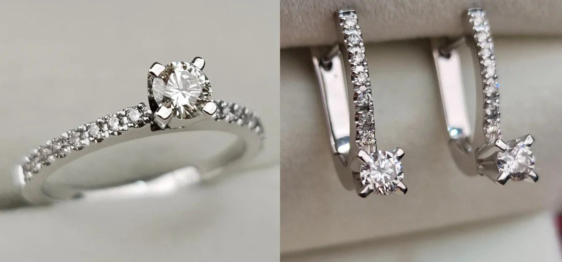 Комплект Deimantas 108608970 15,5р 0,36ct 0,46ct. купить,NaN