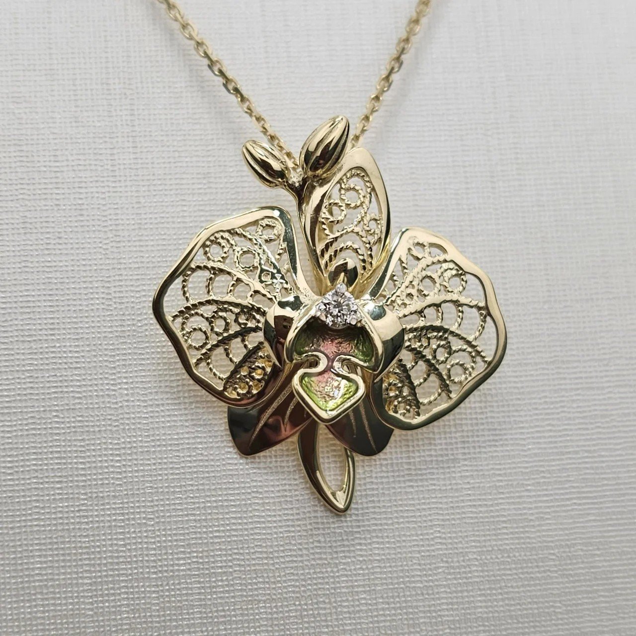 Колье Deimantas 108563740 45см 1,96гр 0,035ct. купить,NaN