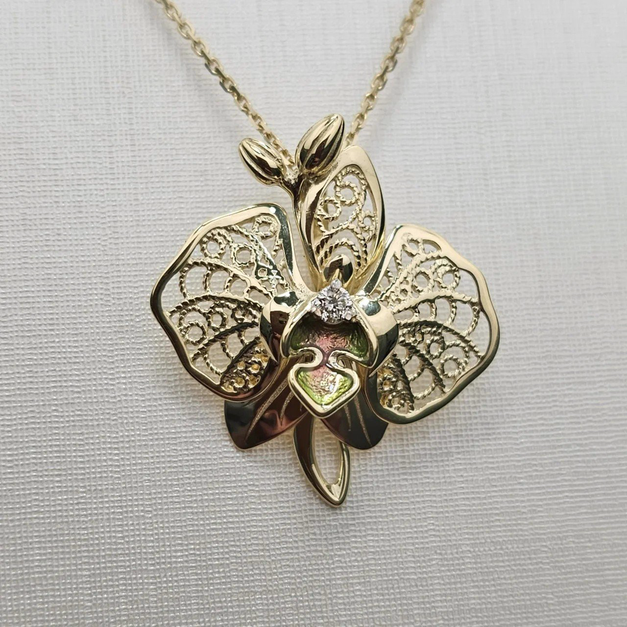 Колье Deimantas 108563740 45см 1,96гр 0,035ct. купить,NaN