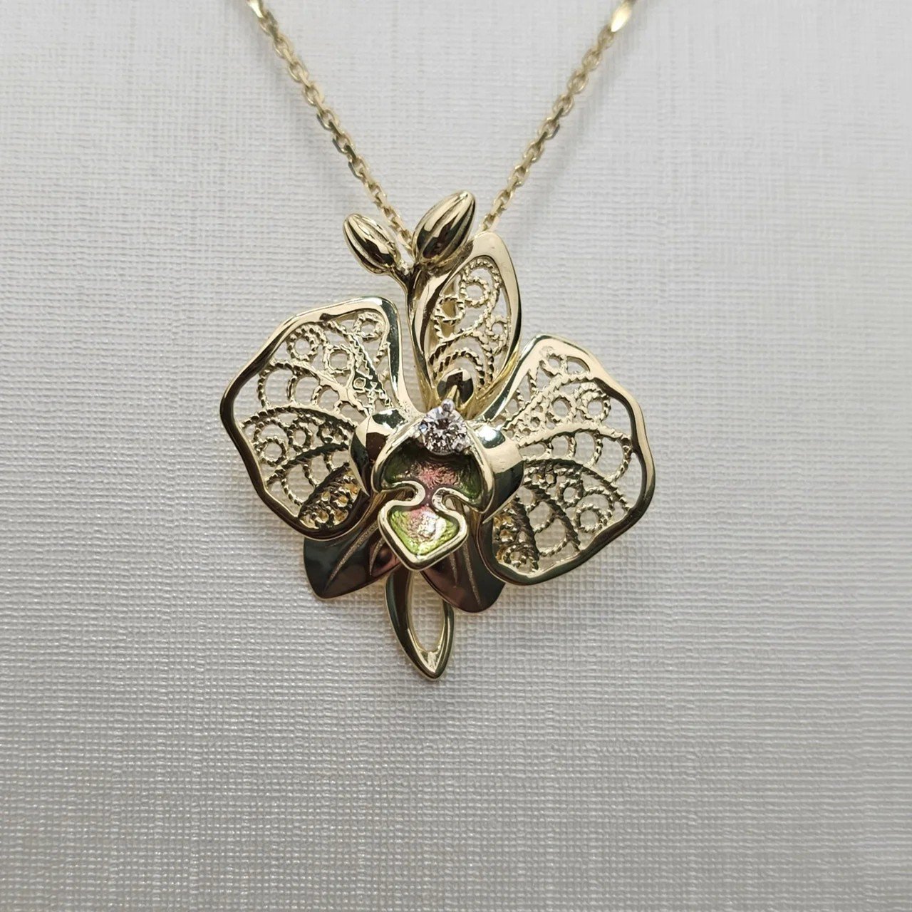 Колье Deimantas 108563740 45см 1,96гр 0,035ct. купить,NaN