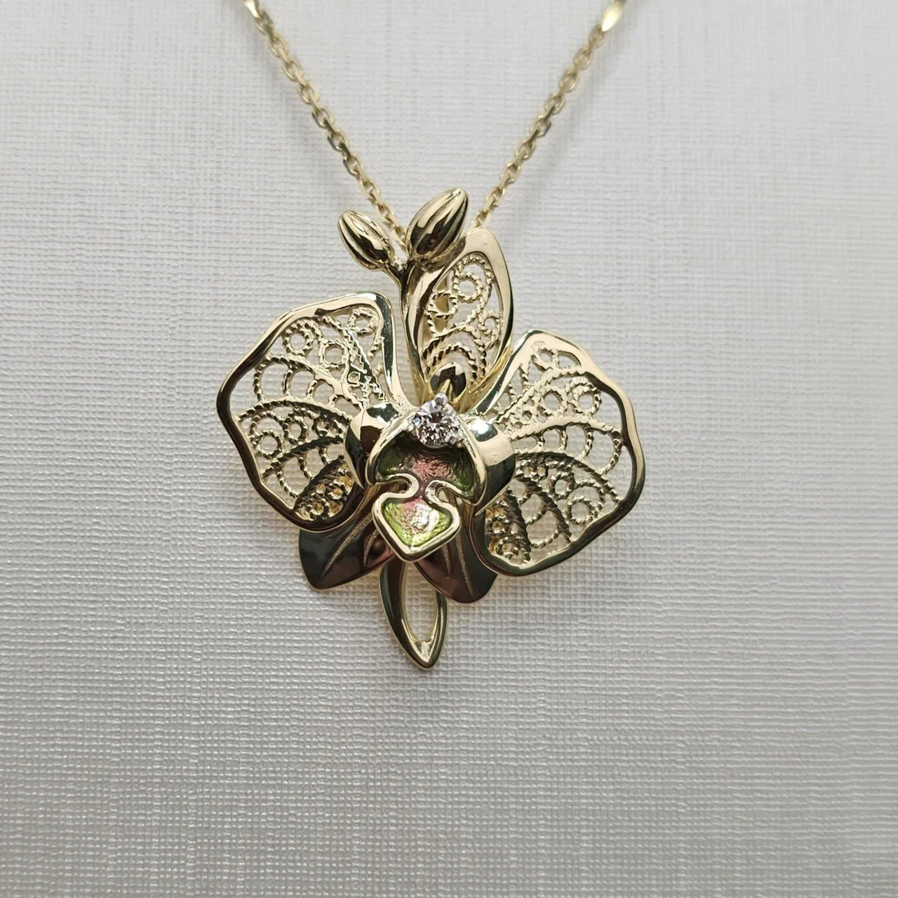 Колье Deimantas 108563740 45см 1,96гр 0,035ct. купить,NaN