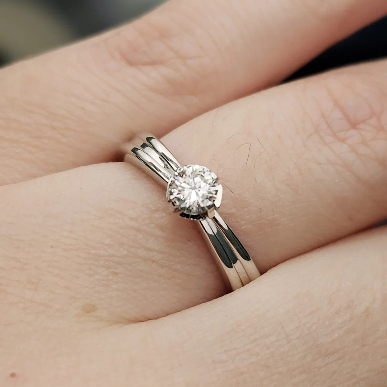 Кольцо Deimantas 108554618 17,5р 3,26гр 0,31ct. купить,NaN