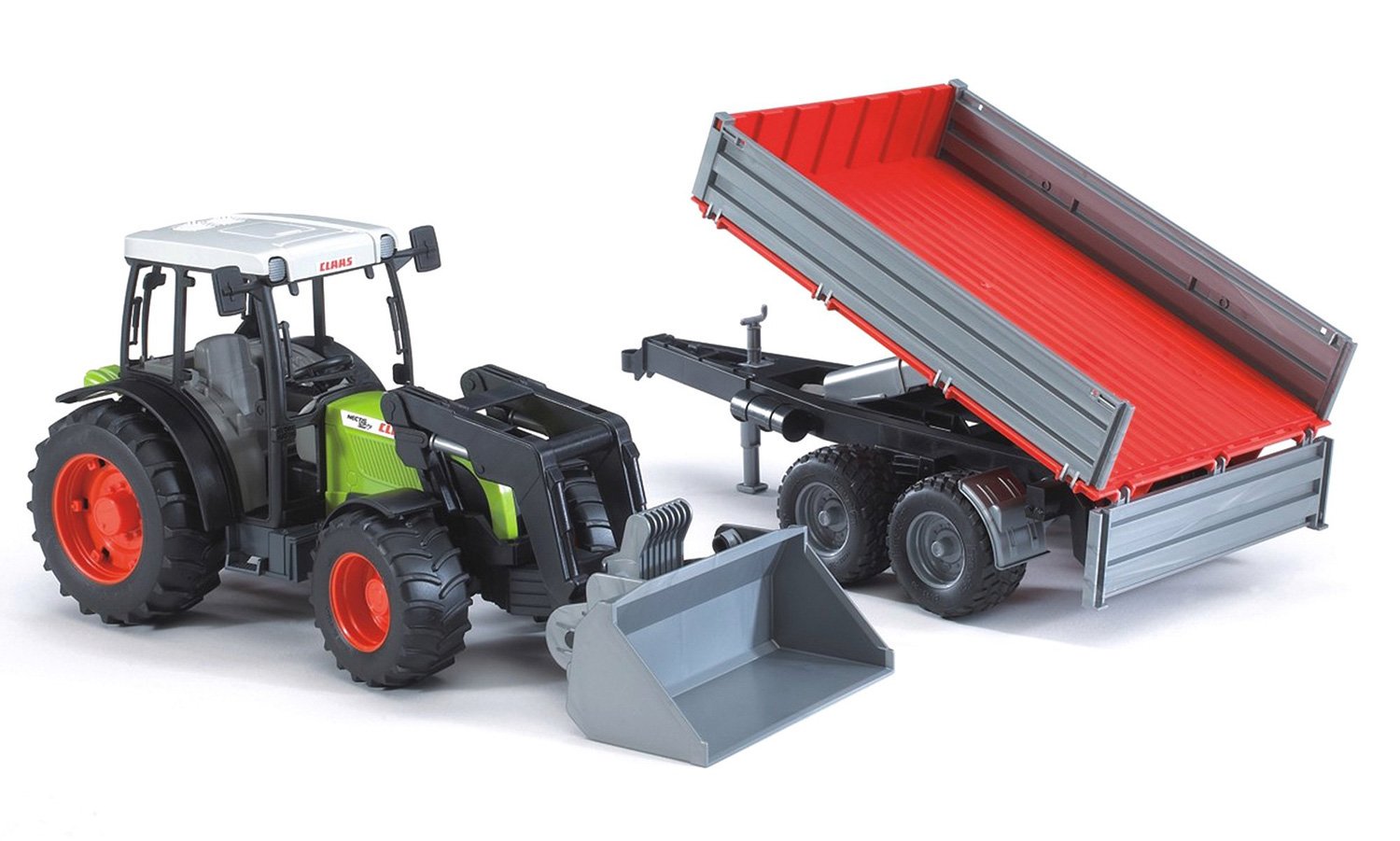 Трактор BRUDER Claas Nectis 267 F с погрузчиком и прицепом - ForteMarket Трактор BRUDER Claas Nectis 267 F с погрузчиком и прицепом купить,0