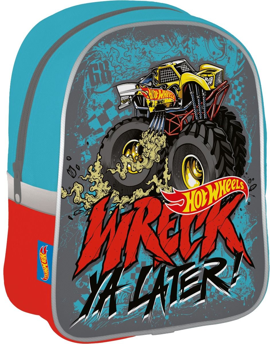 Рюкзак Hot Wheels 29,5 х 25 х 9см голубой купить,NaN