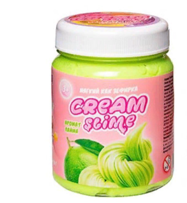 Слайм Slime  Cream  с ароматом лайма 250гр купить,NaN