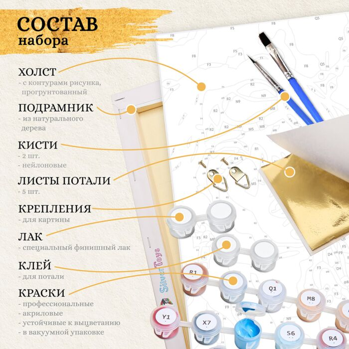 Картина по номерам с поталью Флюид Африканская Девушка 40х50см 21 цвет купить,NaN