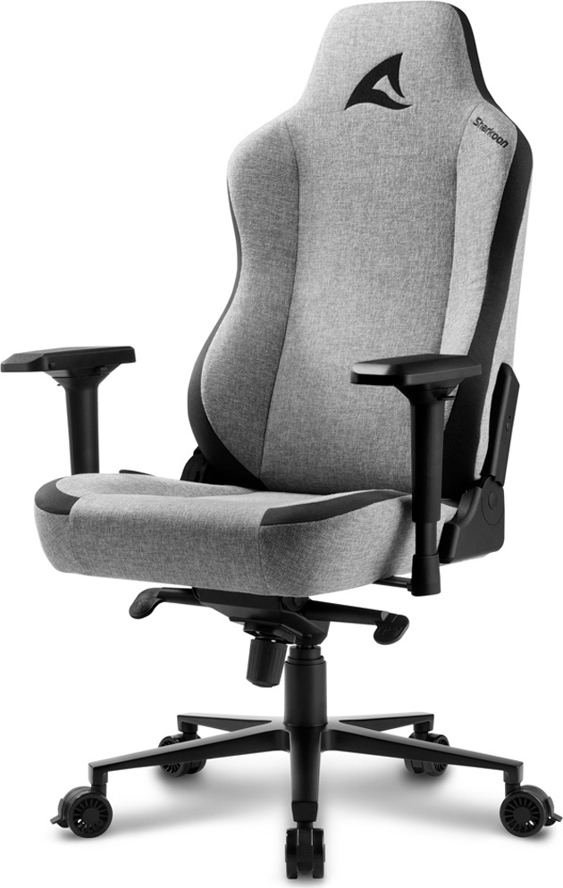 Кресло игровое Sharkoon Skiller SGS40 Fabric черно-серое купить,NaN