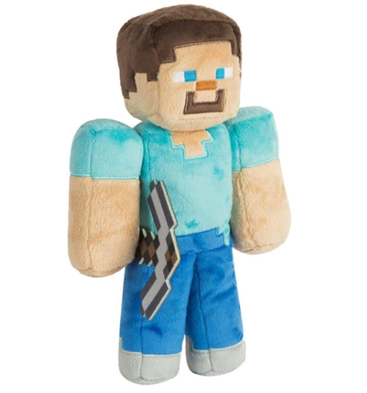 Мягкая игрушка Minecraft Steve 30см купить,NaN