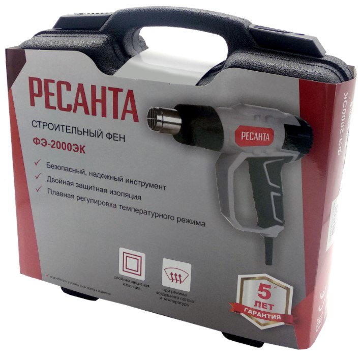 Строительный фен Ресанта ФЭ-2000ЭК - ForteMarket Строительный фен Ресанта ФЭ-2000ЭК купить,0