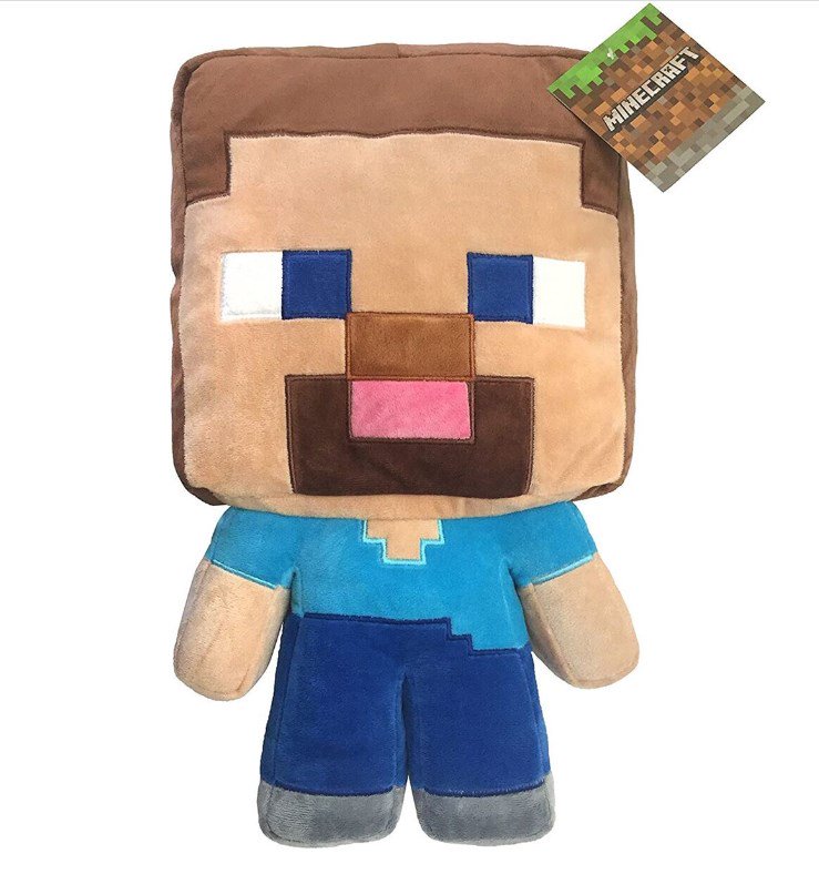 Мягкая игрушка-подушка Minecraft  Steve 38см купить,NaN