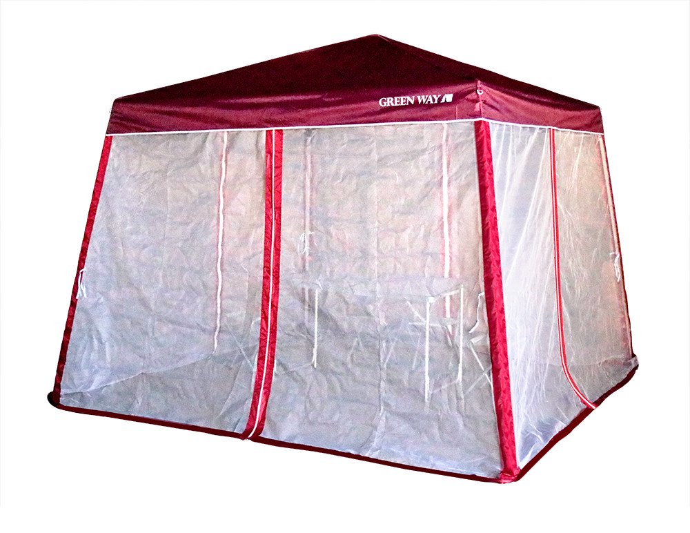 Шатер Green Way 0624-3030SK красный - ForteMarket Шатер Green Way 0624-3030SK красный купить,0