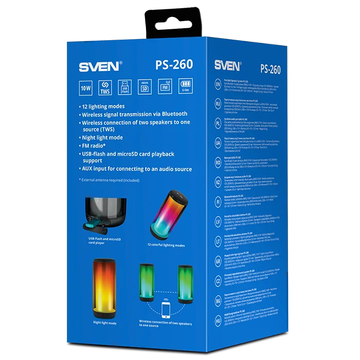Акустическая система Sven PS-260 SV-021337 Black - ForteMarket Акустическая система Sven PS-260 SV-021337 Black купить,0