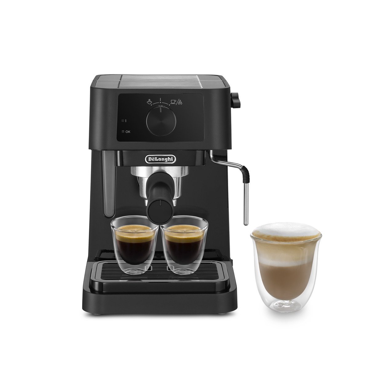 Кофеварка DeLonghi EC230.BK чёрная - ForteMarket Кофеварка DeLonghi EC230.BK чёрная купить,0