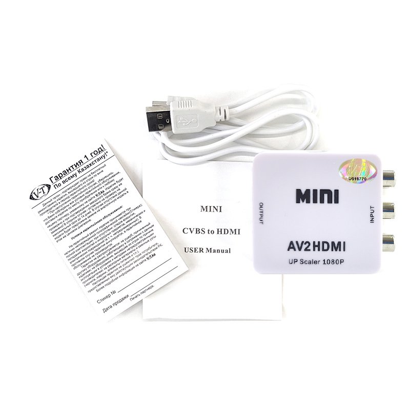 Адаптер ViTi AV2HDMI белый купить,3663