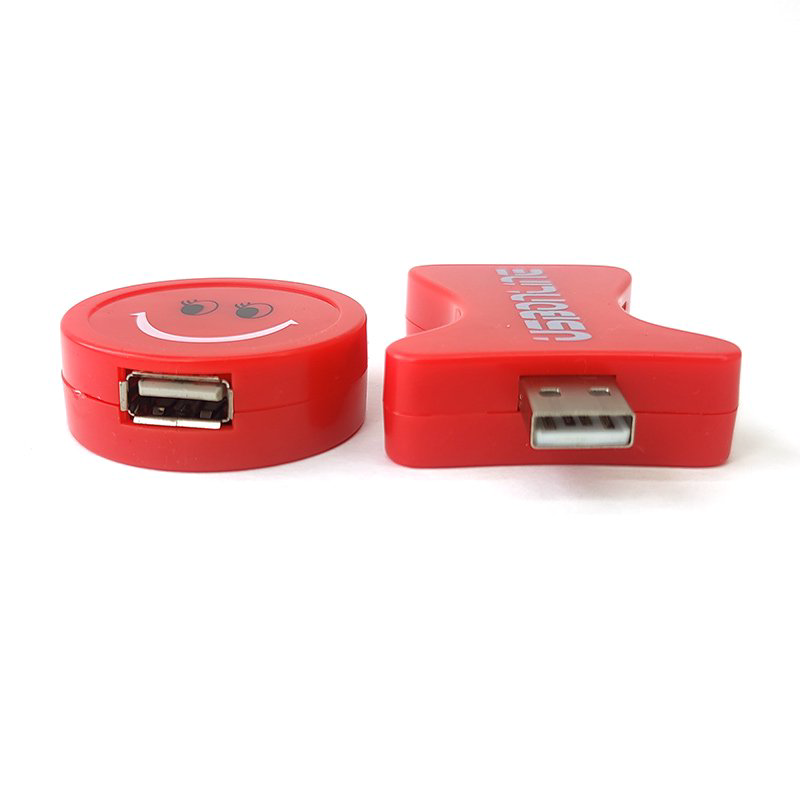 USB Hub +CR Usbonline PP0018 красный купить,1069