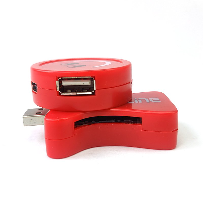 USB Hub +CR Usbonline PP0018 красный купить,1069